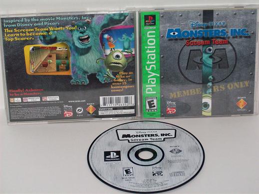 Monsters, Inc. Scream Team - PS1 Game | Just Go Vintage