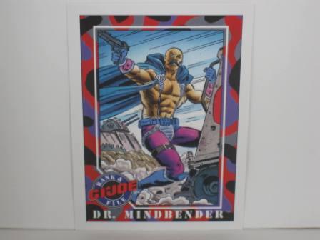 #037 Dr. Mindbender 1991 Hasbro G.I. Joe Card