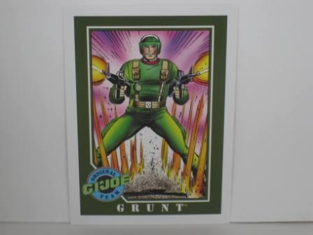 #043 Grunt 1991 Hasbro G.I. Joe Card